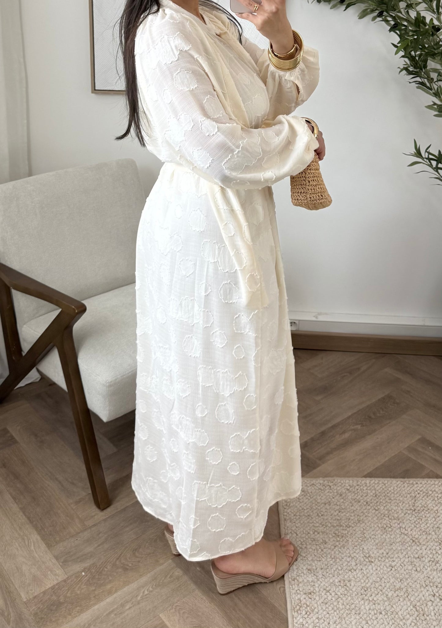 Robe MIRA- Blanc
