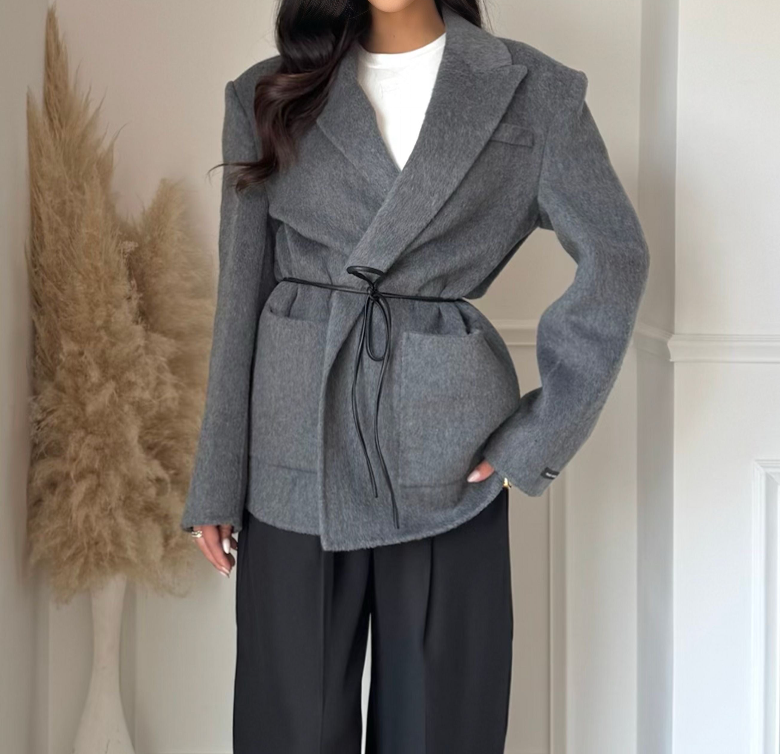 Manteaux Blazer- Gris