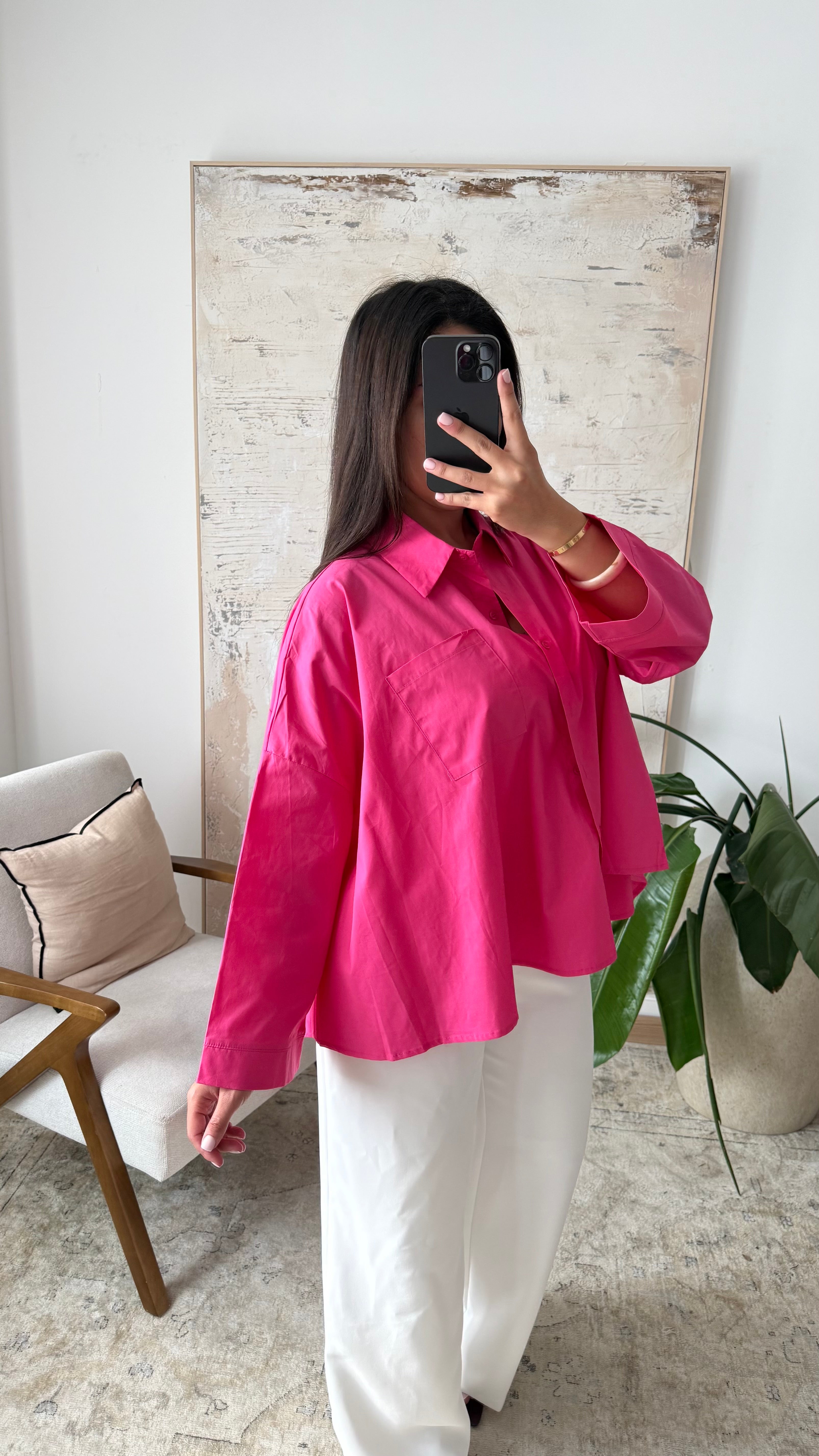 Chemise Baya- Fuschia