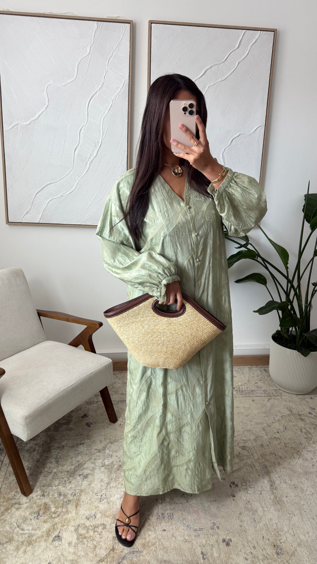 Robe SAPHIRA- Vert