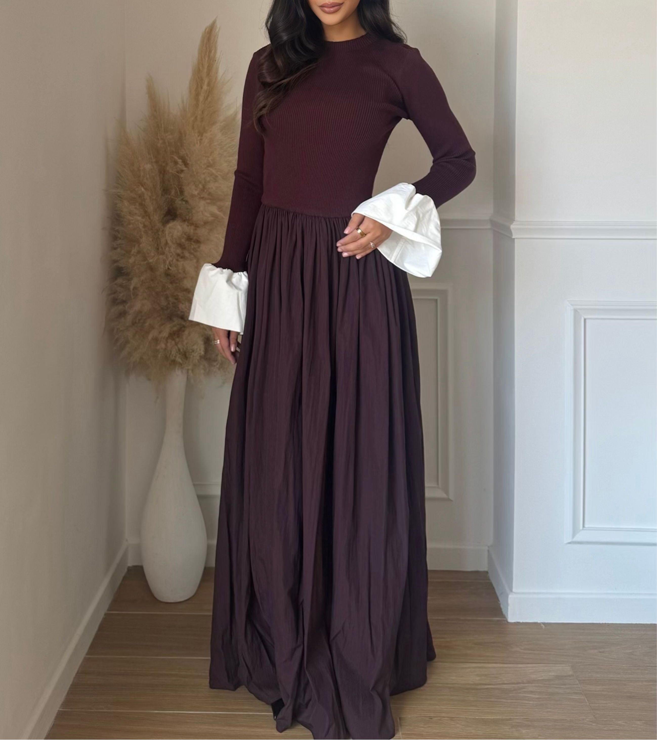 Robe Diana- Bordeaux