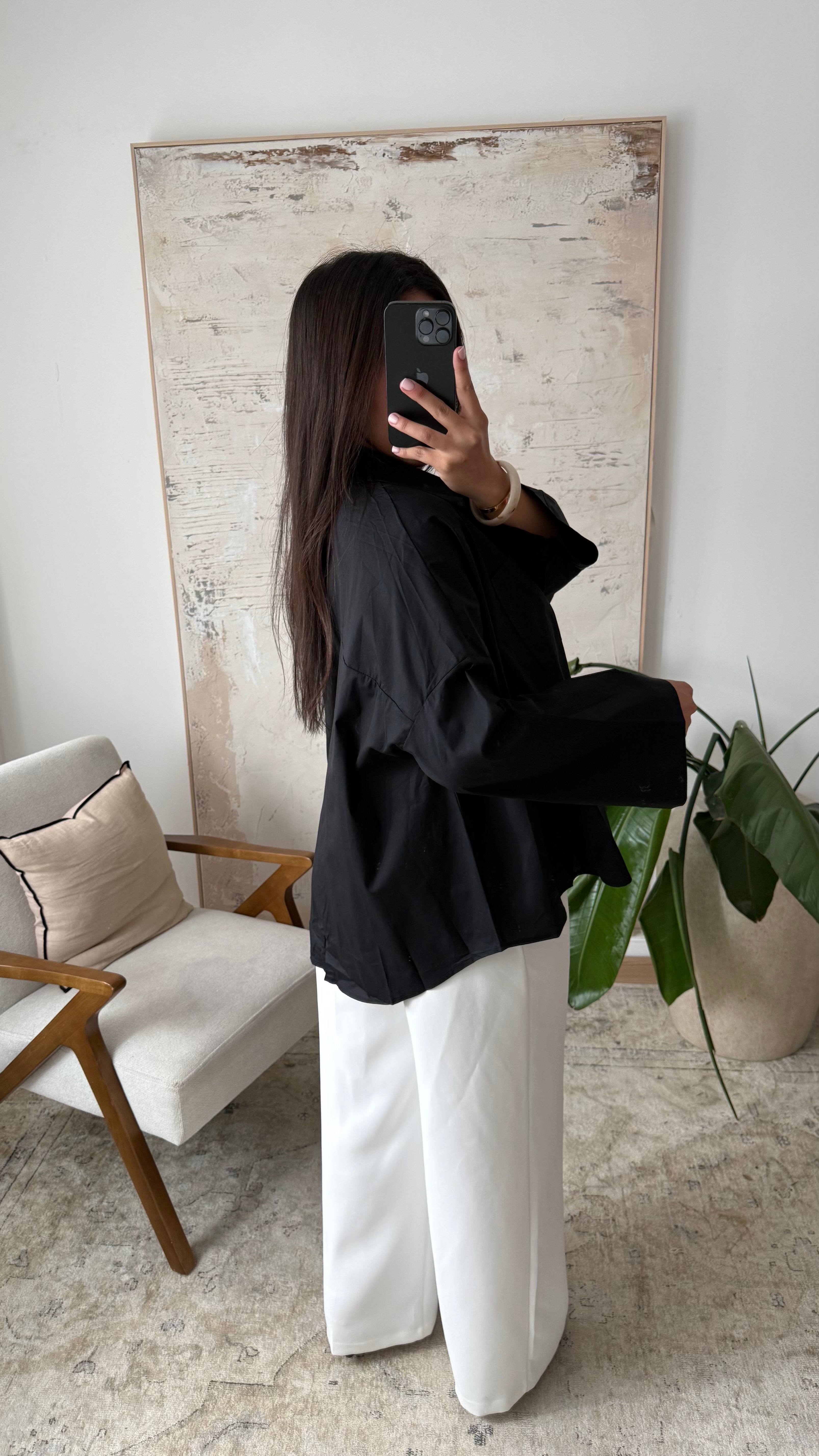 Chemise Baya- Noir