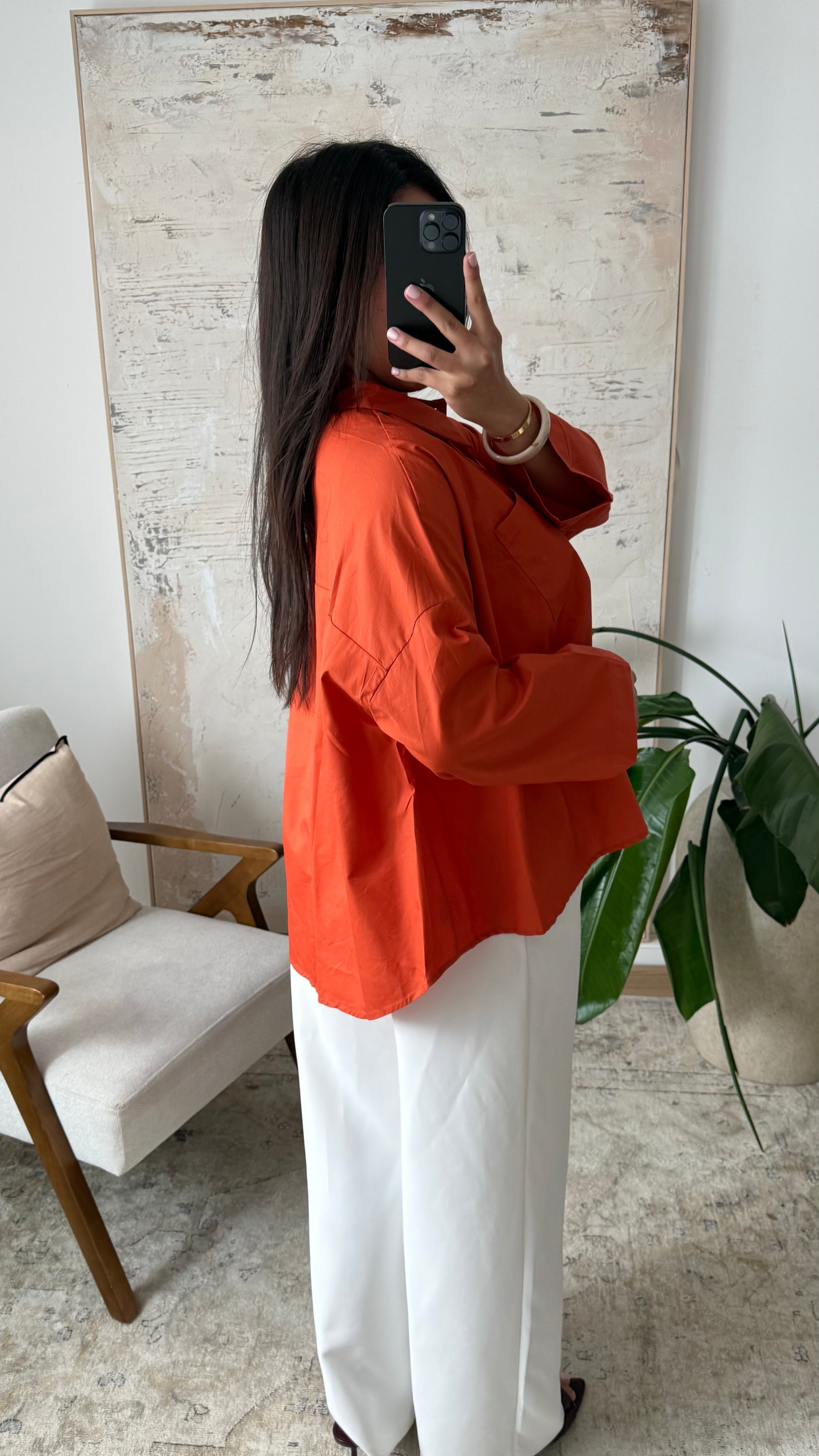 Chemise Baya- Orange