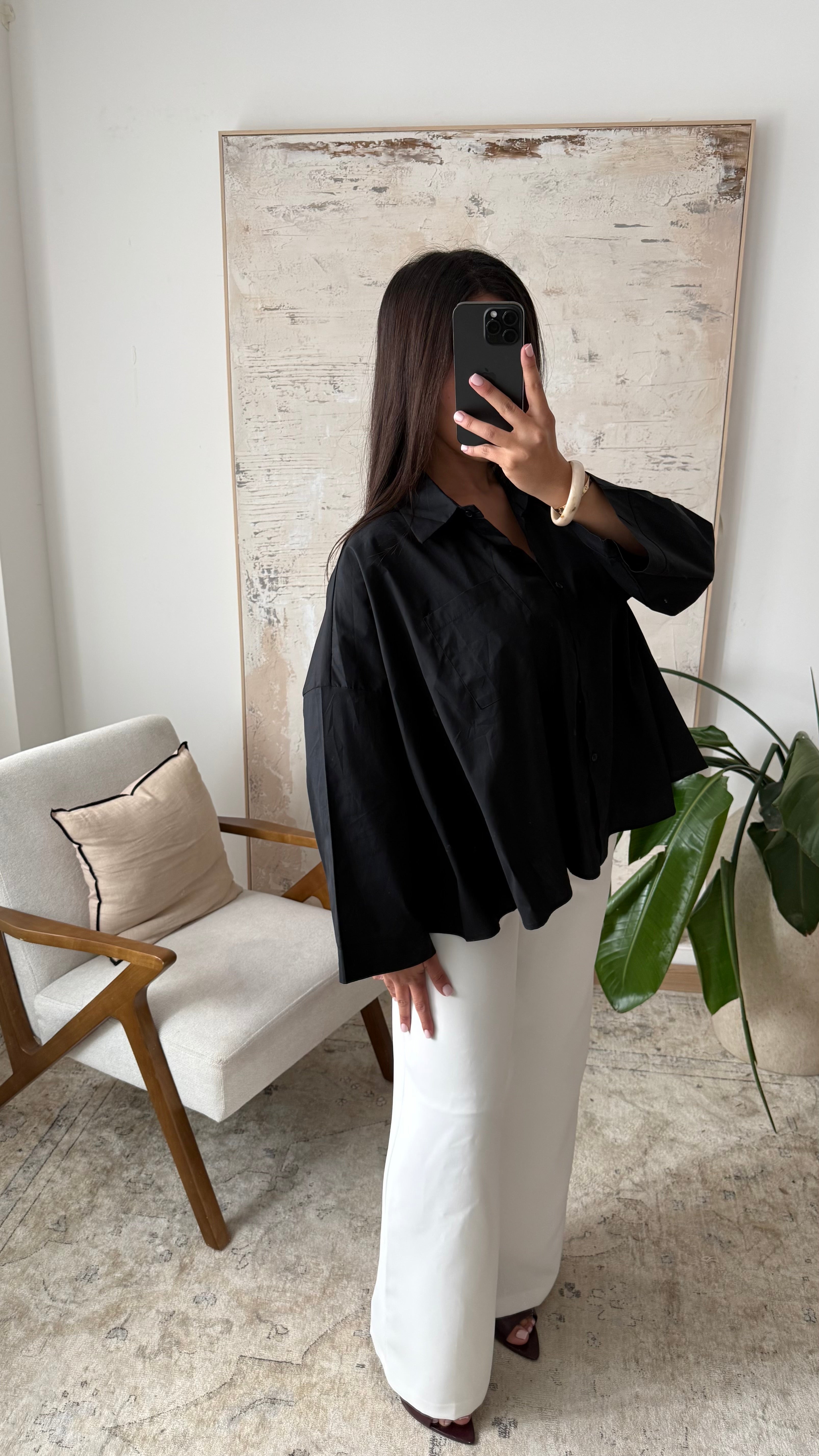 Chemise Baya- Noir