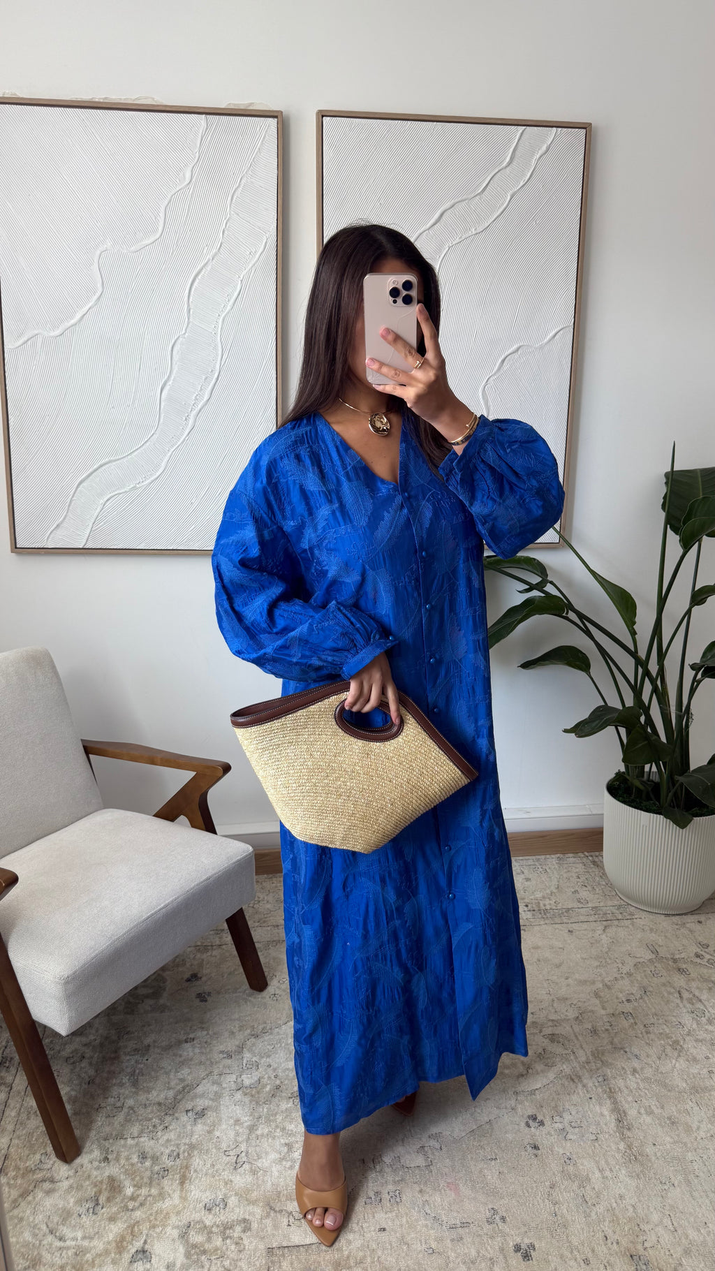 Robe SAPHIRA- Bleu