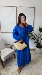 Robe SAPHIRA- Bleu