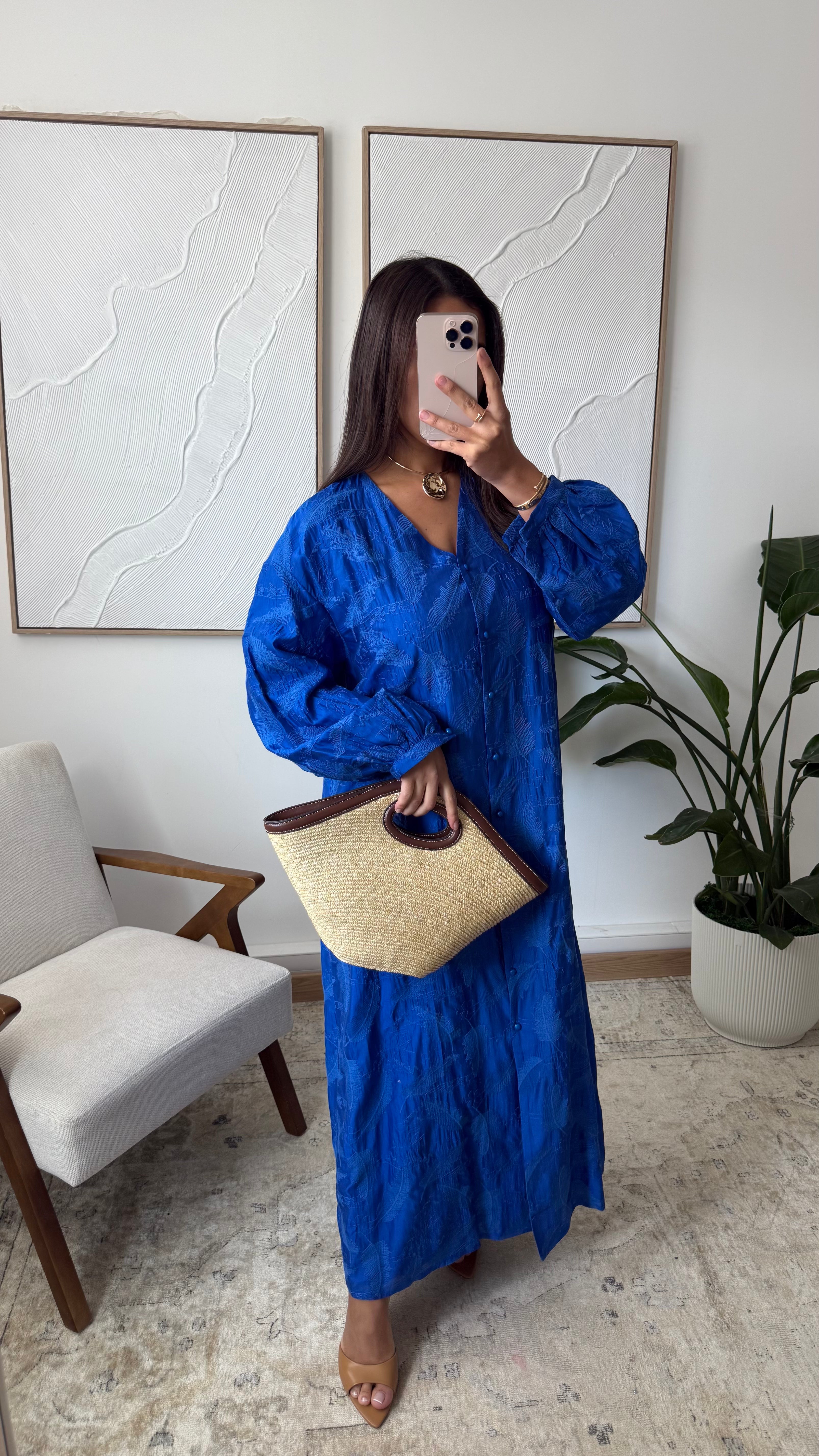Robe SAPHIRA- Bleu