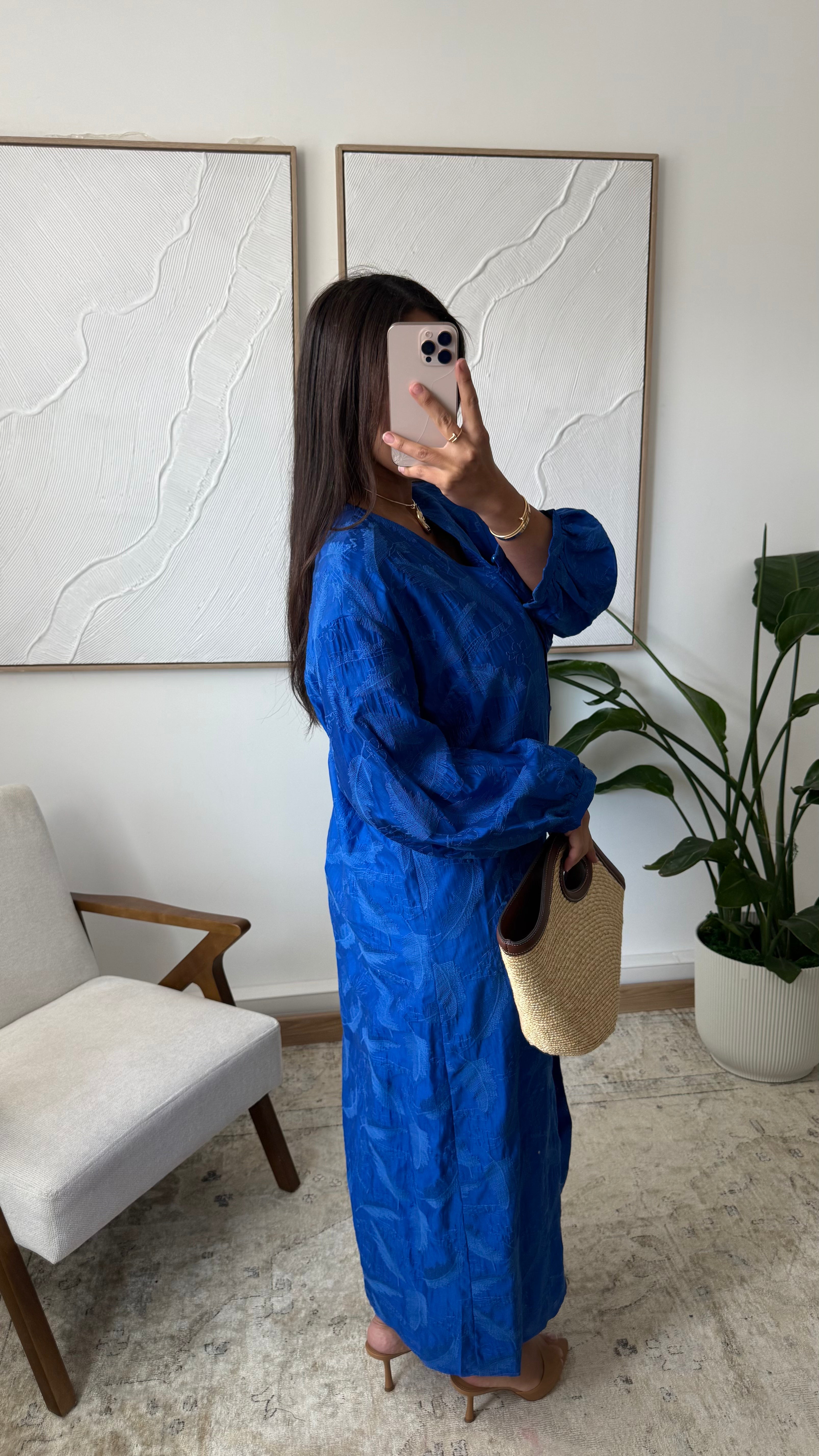 Robe SAPHIRA- Bleu