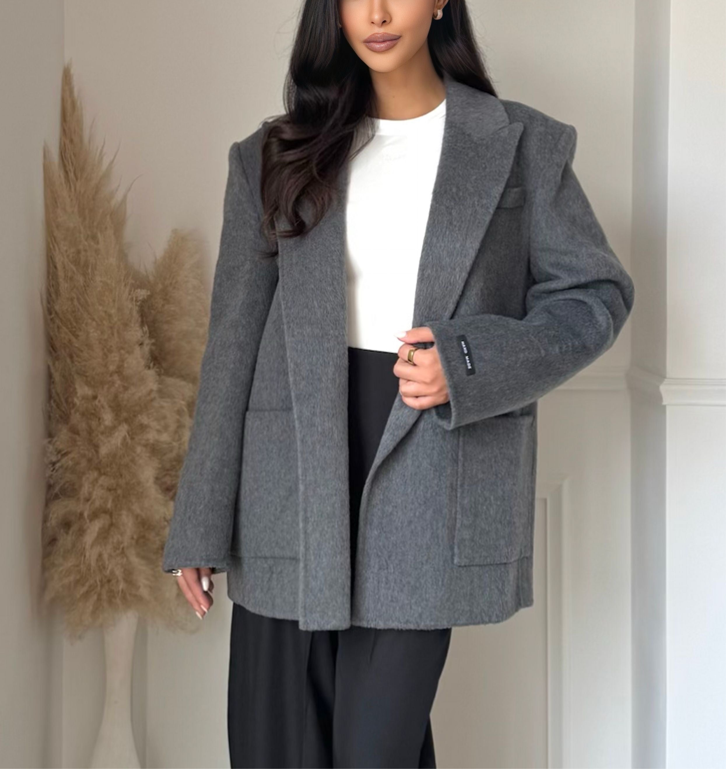 Manteaux Blazer- Gris