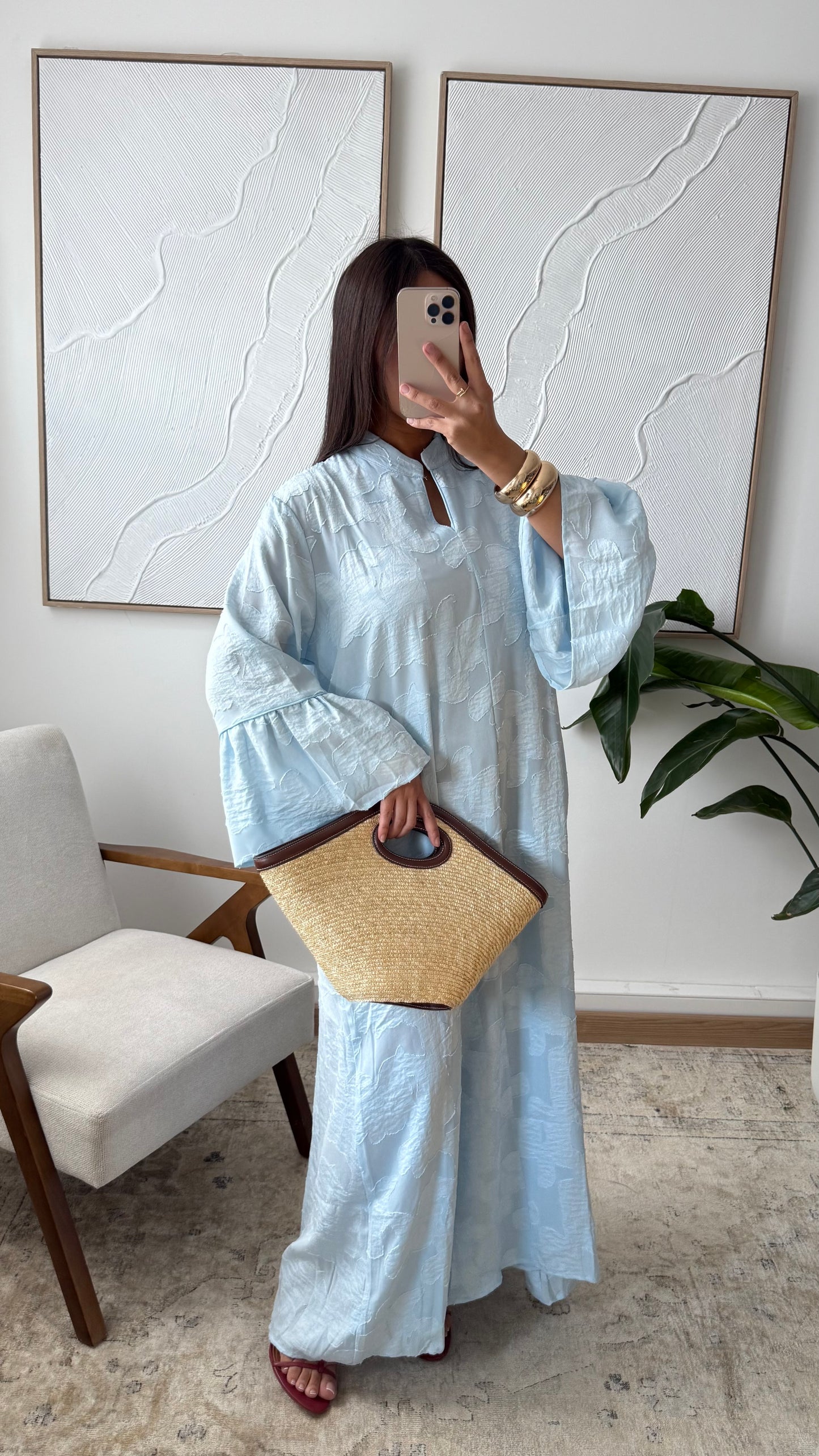 Robe LARA- Bleu