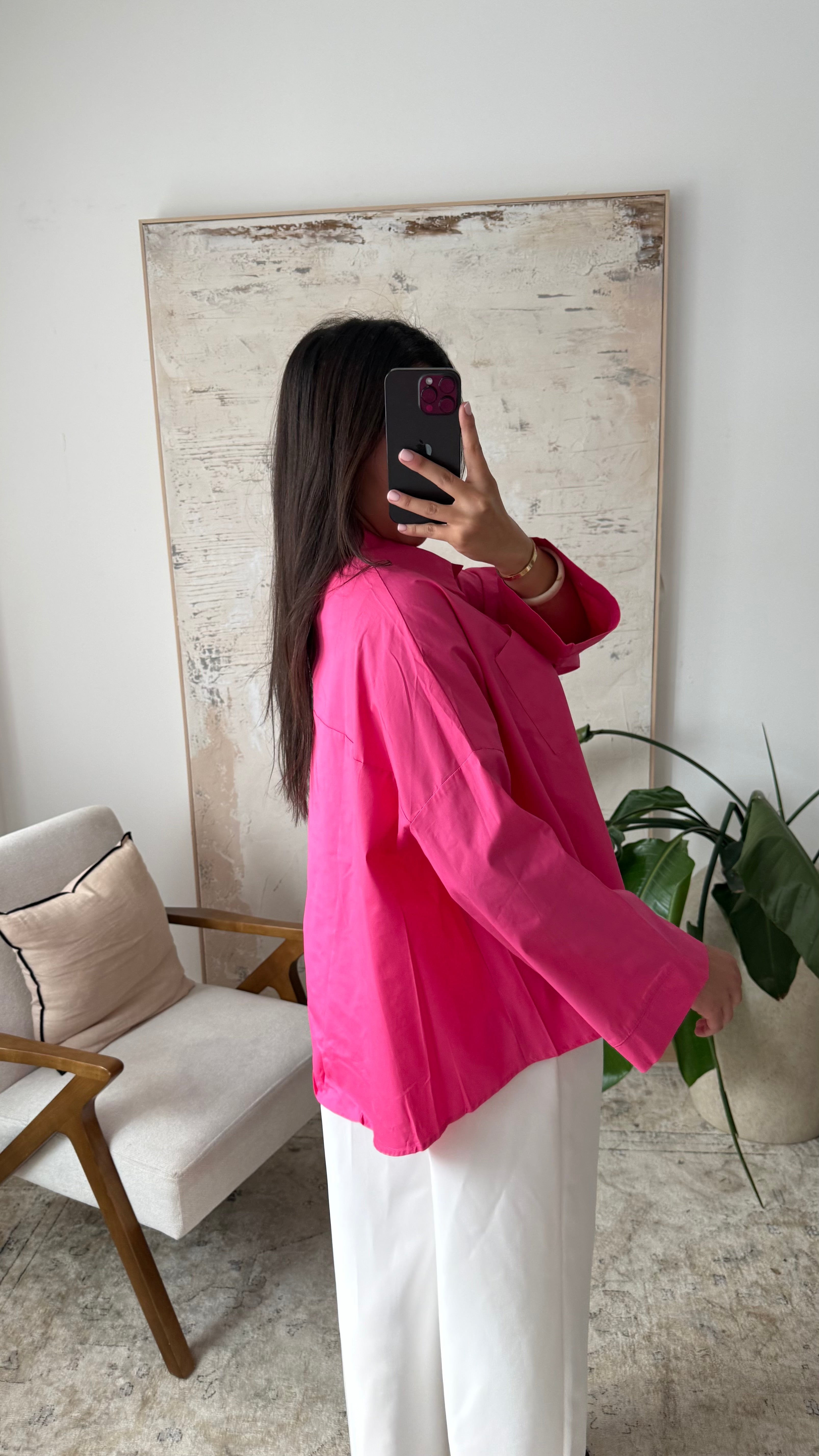 Chemise Baya- Fuschia