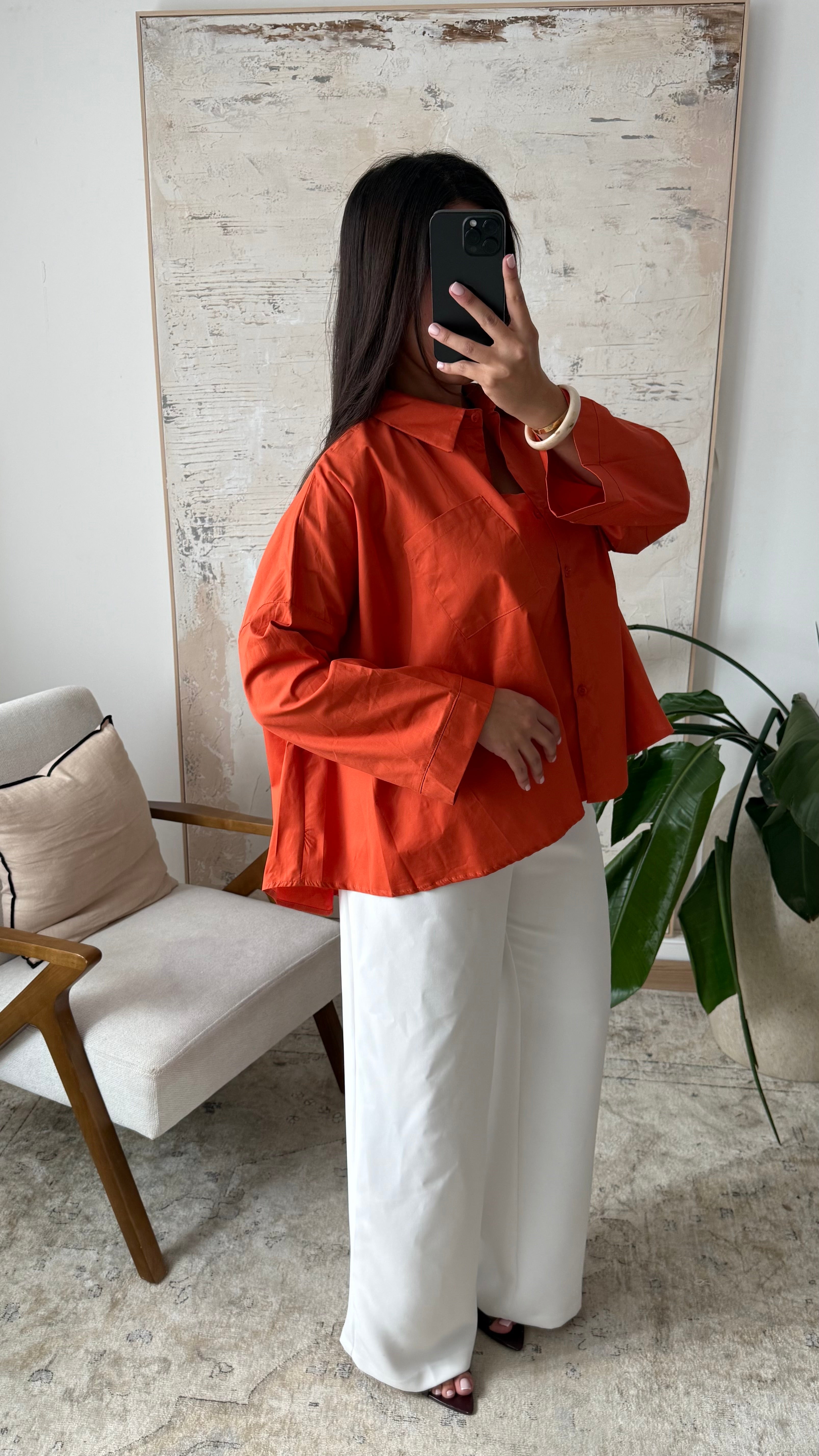 Chemise Baya- Orange