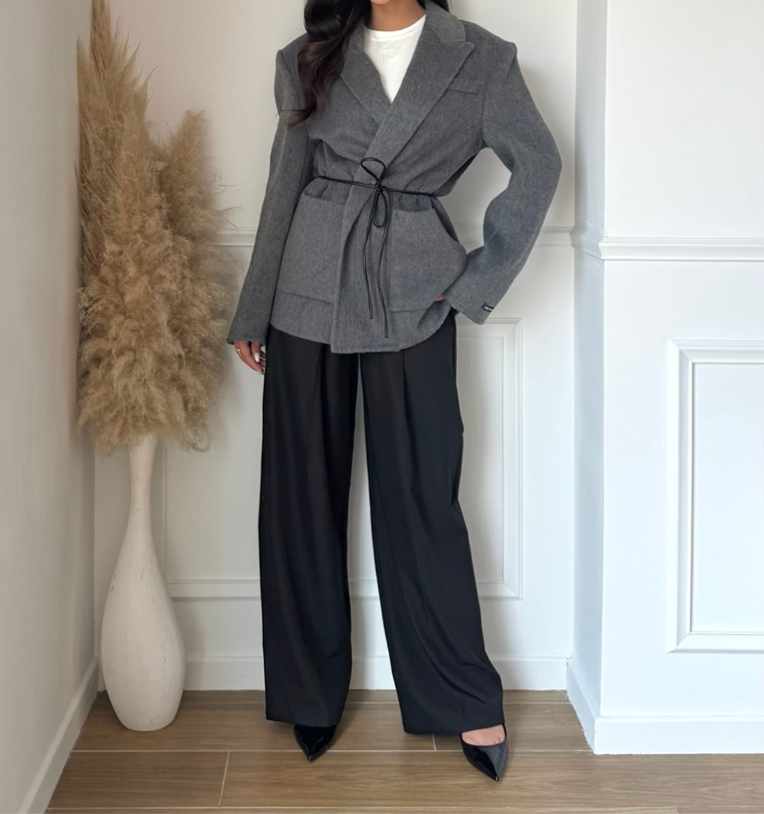 Manteaux Blazer- Gris
